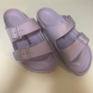 Lilac/ fuschia Birkenstocks Sz 39